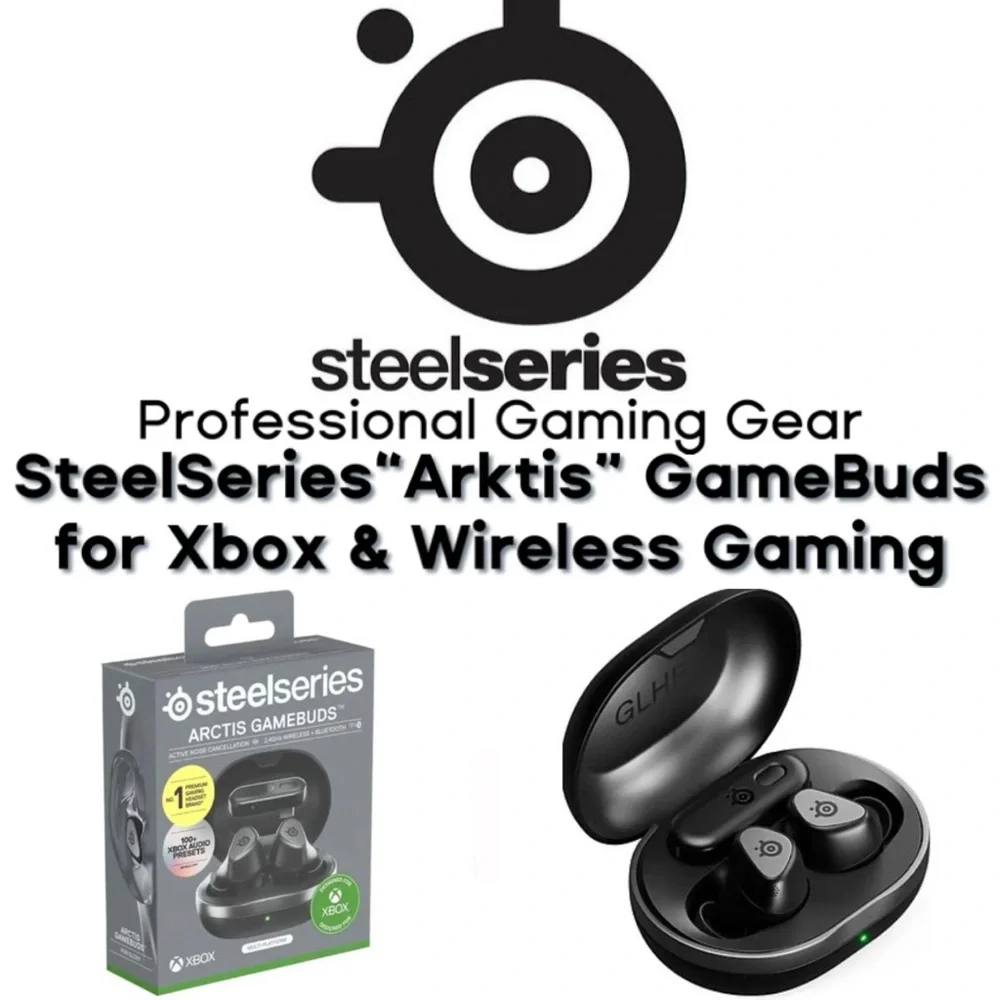 ✨SteelSeries - Arctis GameBuds for Xbox & Wireless Professional Gaming✨NEW✨